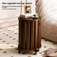 Stackable stool, modern dining table stool, natural wood, new Chinese style solid wood round stool