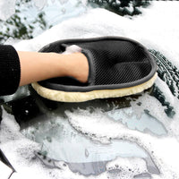 Soft Car Wash Cleaning Glove Automotive Care Towel