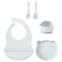Kids 5PCS Silicone Feeding Set – BPA Free Dinnerware