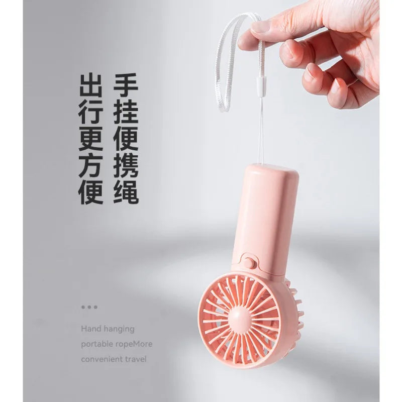Portable Quiet Handheld Fan – Compact Multi-Color Design