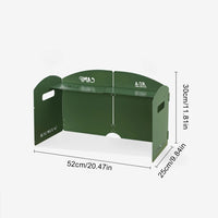 Foldable Gas Stove Windshield for Camping & BBQ