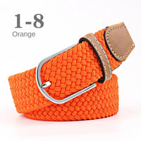 Unisex Colorful Canvas Belt – 107/120cm Casual Luxury Nylon Girdle for Men & Women