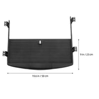 2 Pcs Adjustable Under Desk Keyboard Tray & Mouse Platform