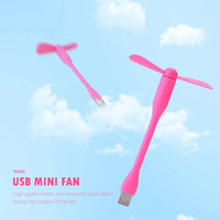 Mini USB Flexible Fan – Portable Cooling Fan for Laptop & Power Bank