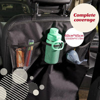 Car Child Seat Kick Pad Backrest Protector & Organizer