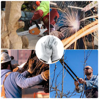 Work Gloves Cowhide Leather Welding Gloves Heat Resistant Security Protection Safety Work Gloves for Welder Cutting Gardening