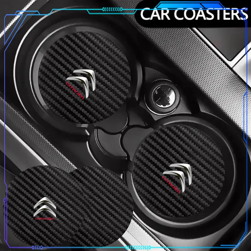 Car Cup Holder Mat Non-Slip Bottle Pad for Citroën