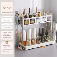 Multi-Functional Kitchen Seasoning & Storage Rack