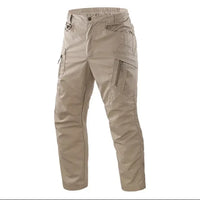 Men’s Waterproof Cargo Pants Multi-Pocket Training Trousers