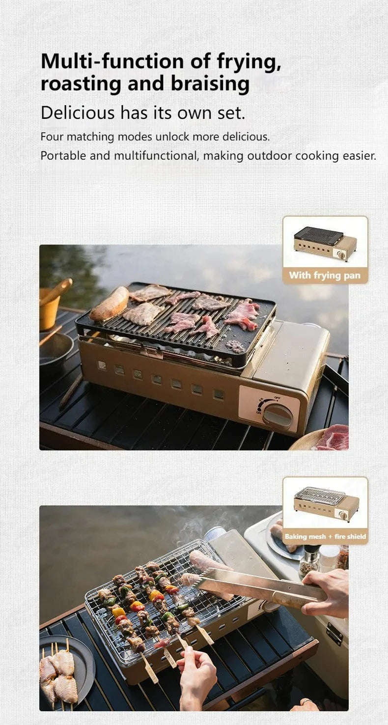 2300W Multifunctional Gas Stove for Outdoor Camping & Hiking