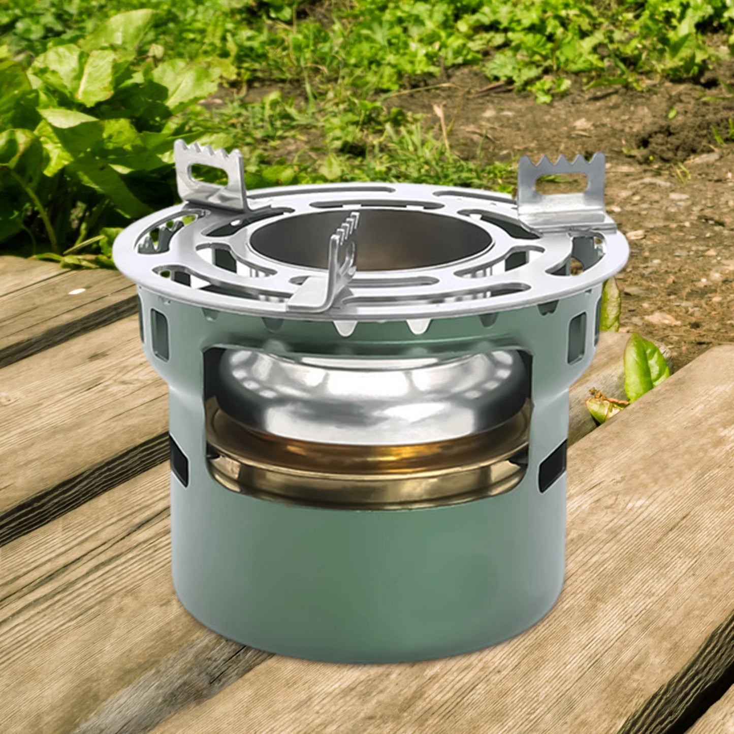 MagiDeal Ultralight Alcohol Stove Portable Camping Burner