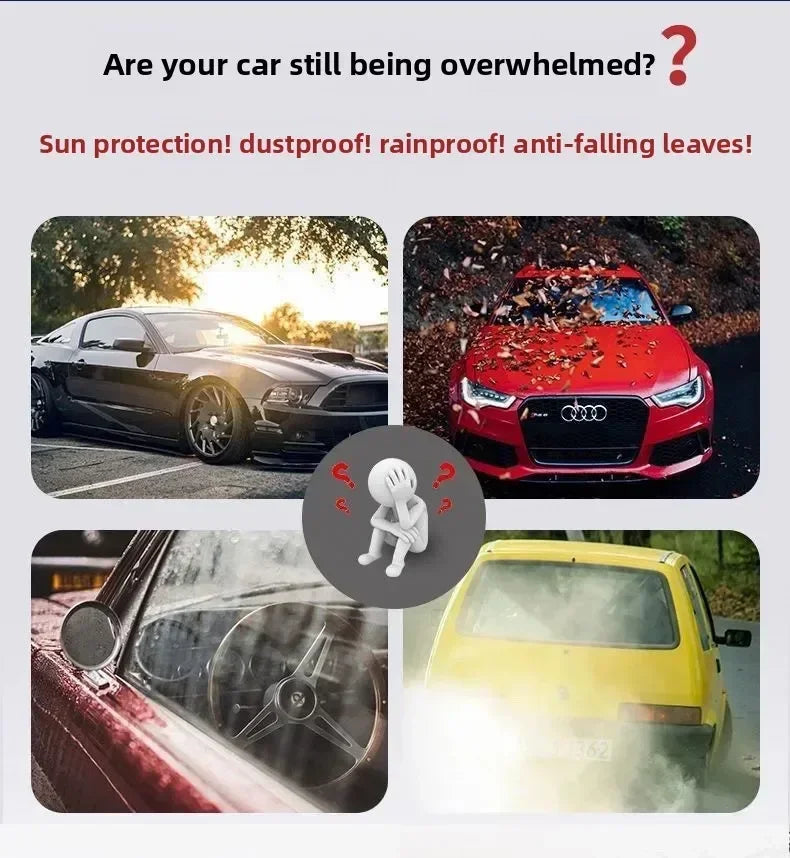 Waterproof Car Cover All-Season Windshield & Snow Protection