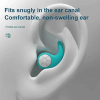 Soft Silicone Earplugs – Noise Canceling & Waterproof,