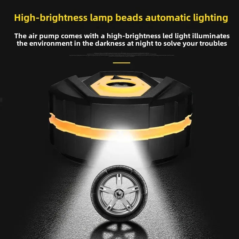 Portable Mini Car Inflatable Pump Digital Display