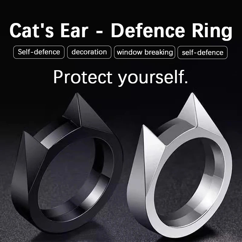 Outdoor Self-Defense Finger Tiger Cat Keychain Tool