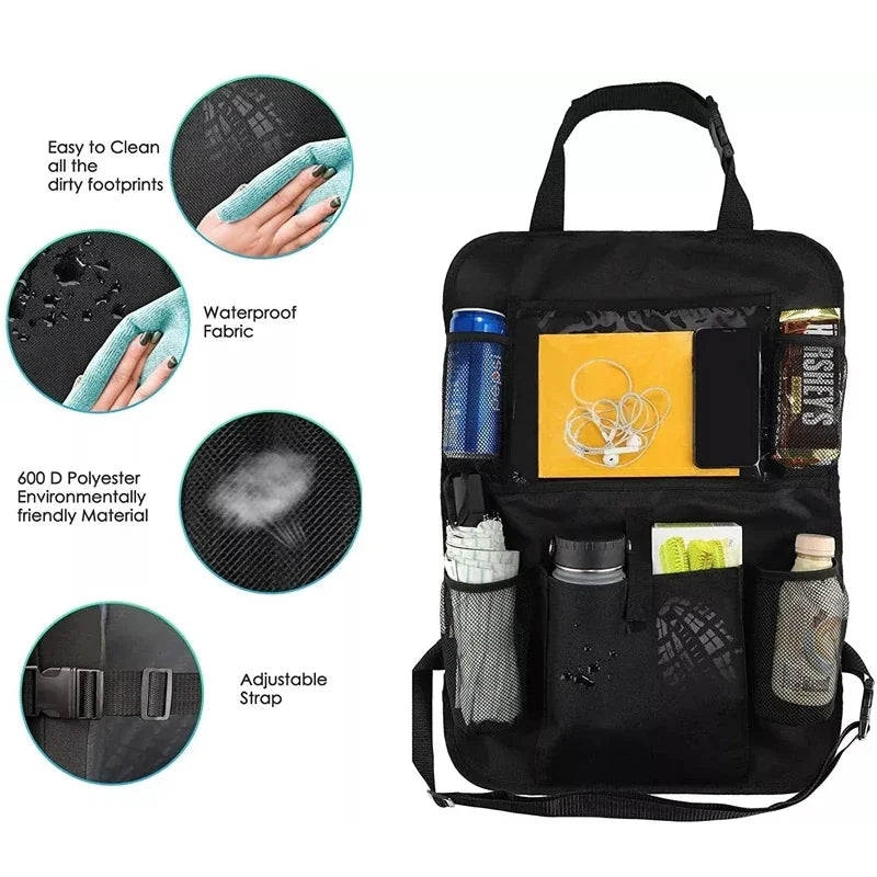 Car Seat Back Protector Kids Anti-Kick Waterproof Mat