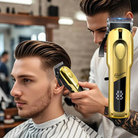 HATTEKER Professional Cordless Hair Clipper for Men