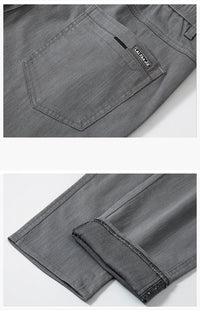 Men’s Cotton Stretch Business Pants – Slim Fit Trousers