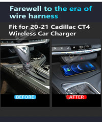 Fast Wireless Car Charger – For Cadillac CT4 2020-2021