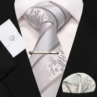 8cm Silk Men’s Tie Set with Pocket Square