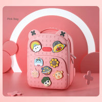 Fashion DIY Cartoon School Bags for Kids Boys Waterproof Children School Backpacks for Girls Kindergarten Kawaii Book Bag Gift