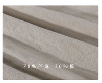 Men’s Cotton Linen Jacket – Casual Travel Stand Collar