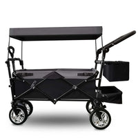 Outdoor Camping Vehicle with Shed, Multifunctional, Installation Free, Foldable Pole Camping Vehicle, Portable Shopping Cart