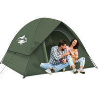 Tents for Camping 3-4 Person with Rainfly Camping Tents 100% Waterproof Windproof Tents for Camping with Removable Rainfly