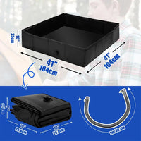 Portable Camping Shower Base with Drainage RV & Outdoor