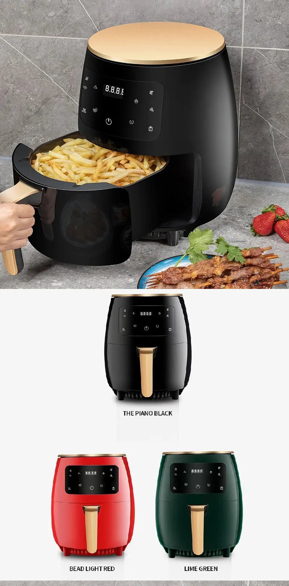 6L Air Fryer with Touch Screen