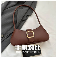 Women’s PU Leather Shoulder Bag – Vintage Soft Armpit Purse