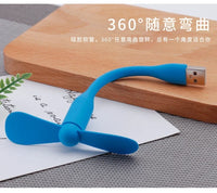 Mini USB Flexible Fan – Portable Cooling Fan for Laptop & Power Bank