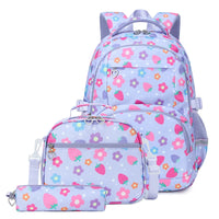 Schoolbags for Primary School Girls, Fashionable Backpacks, Large Capacity Junior High School Students, Versatile Backpacks