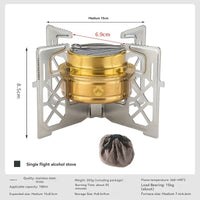 CAMPINGMOON Alcohol Stove Portable Outdoor Picnic Stove