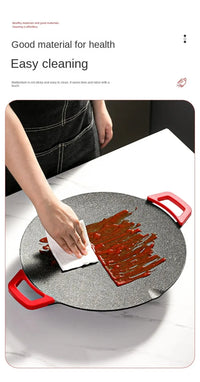 Smokeless Electric Frying Pan & Grill – Nonstick 5-Temp