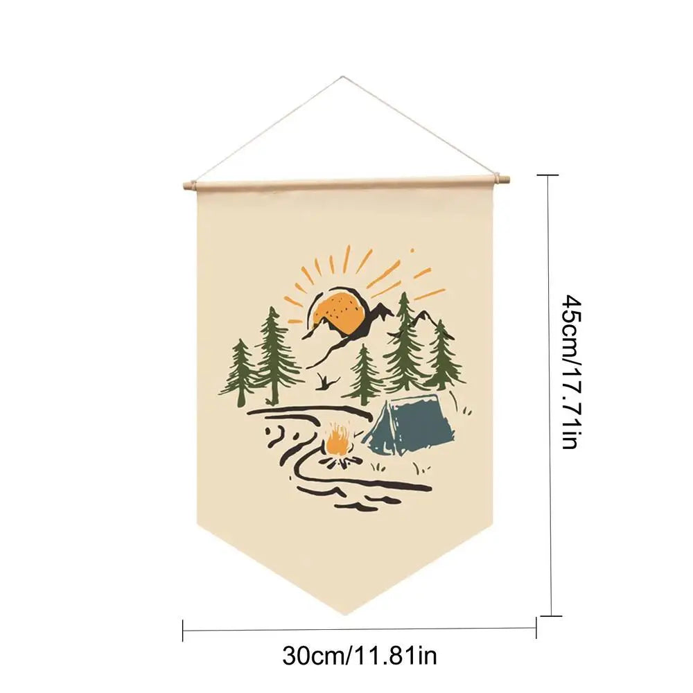 Outdoor Camping Garden Flag – Decorative Yard Banner