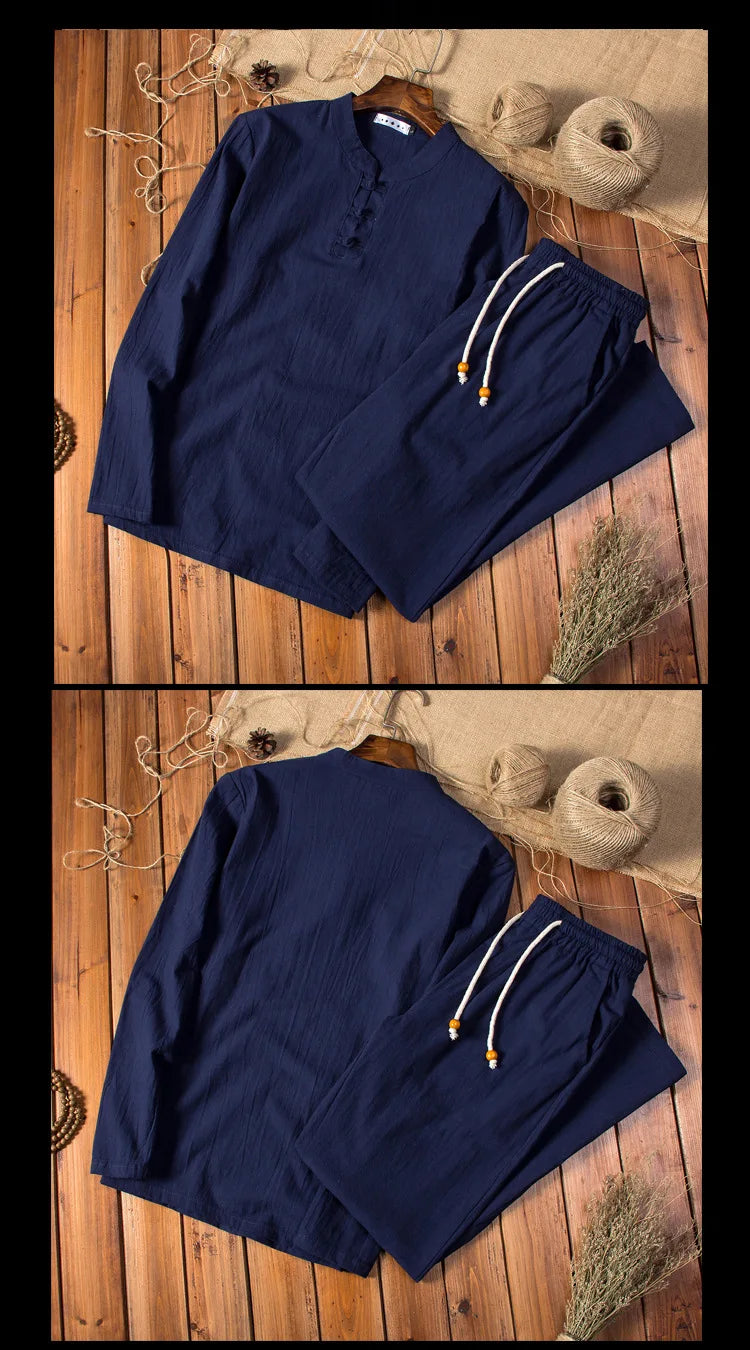 Men’s Cotton Suit Set