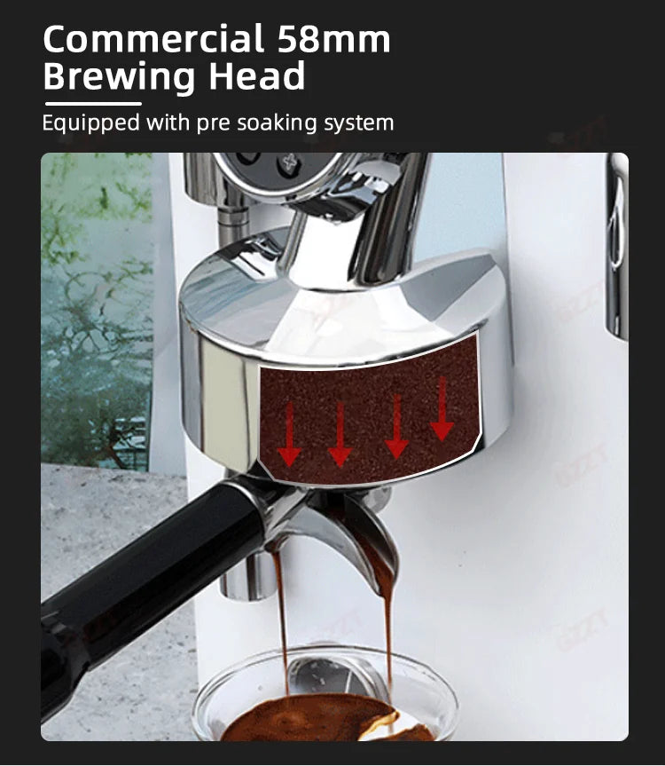 GZZT CM6005 Commercial Espresso Machine 3100W 220V