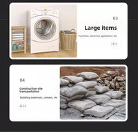 Steel plate trolley, four-wheel  truck, express pulling flatbed cart, small cart folding trailer, pushing and pulling trolley