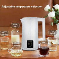 1500W 3L LED Digital Display Stainless Steel Kettle