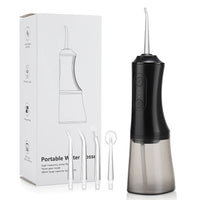 Portable Oral Irrigator Water Flosser + Electric Toothbrush Rechargeable Dental Water Jet Teeth Cleaning Whitening Oral Care Set