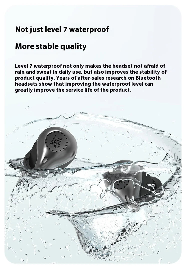 MIFO O5 Gen 3 Wireless Earbuds – Noise Canceling, Waterproof