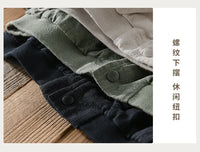 Men’s Cotton Linen Jacket – Casual Travel Stand Collar