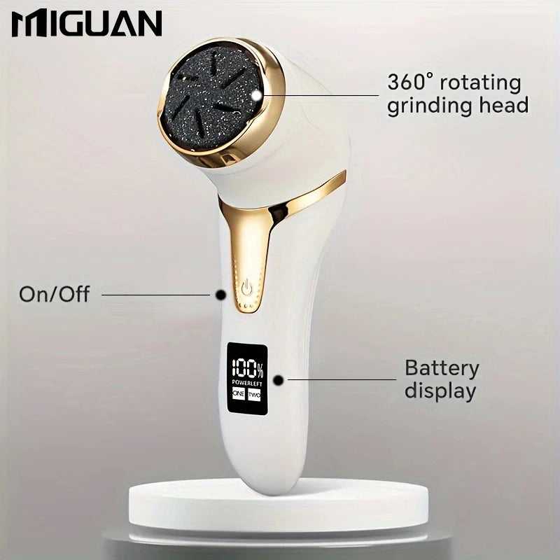 Professional Electric Callus Remover for Feet - Easy to Use, Painless, Fast Removal, Rechargeable, Gentle Exfoliator for Smooth