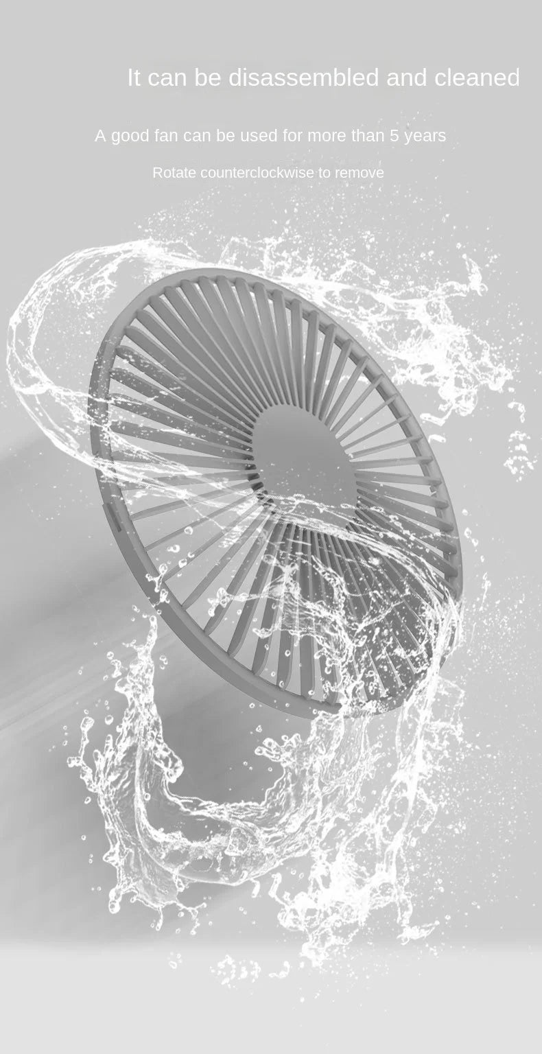 Xiaomi Desk Fan New Smart Home Portable Cooling Fan Can Hanging Upright Fan Usb Brushless Turbine Mini Portable Air Conditioner