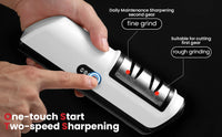 4-Gear Electric Knife Sharpener Professional Automatic