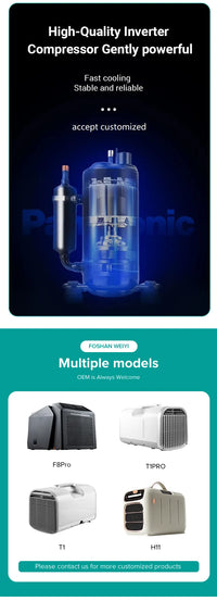 Portable Camping Air Conditioner 6000BTU