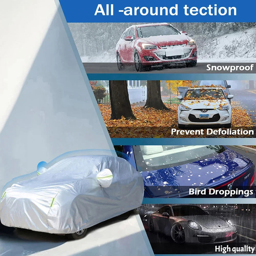 Universal Car Snow & Dust Cover Outdoor Protection