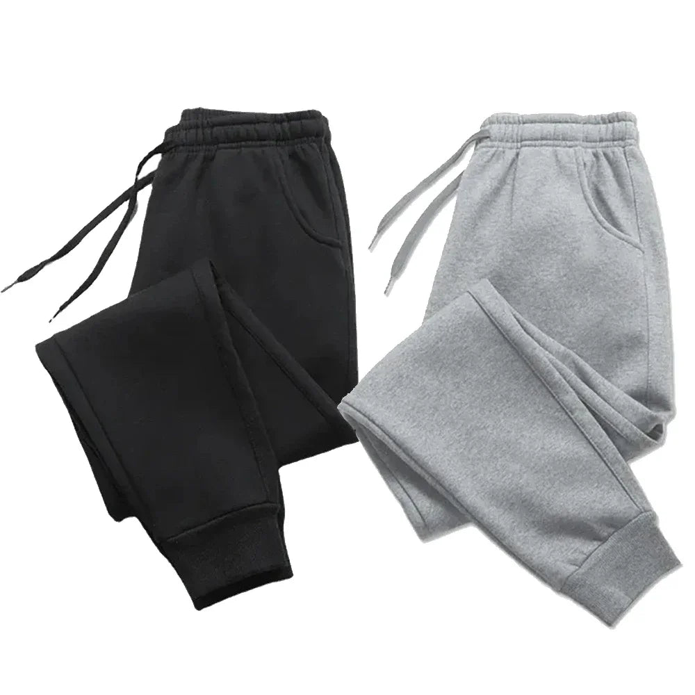 Men’s Fleece Jogger Sweatpants – Winter Gym Casual Pants