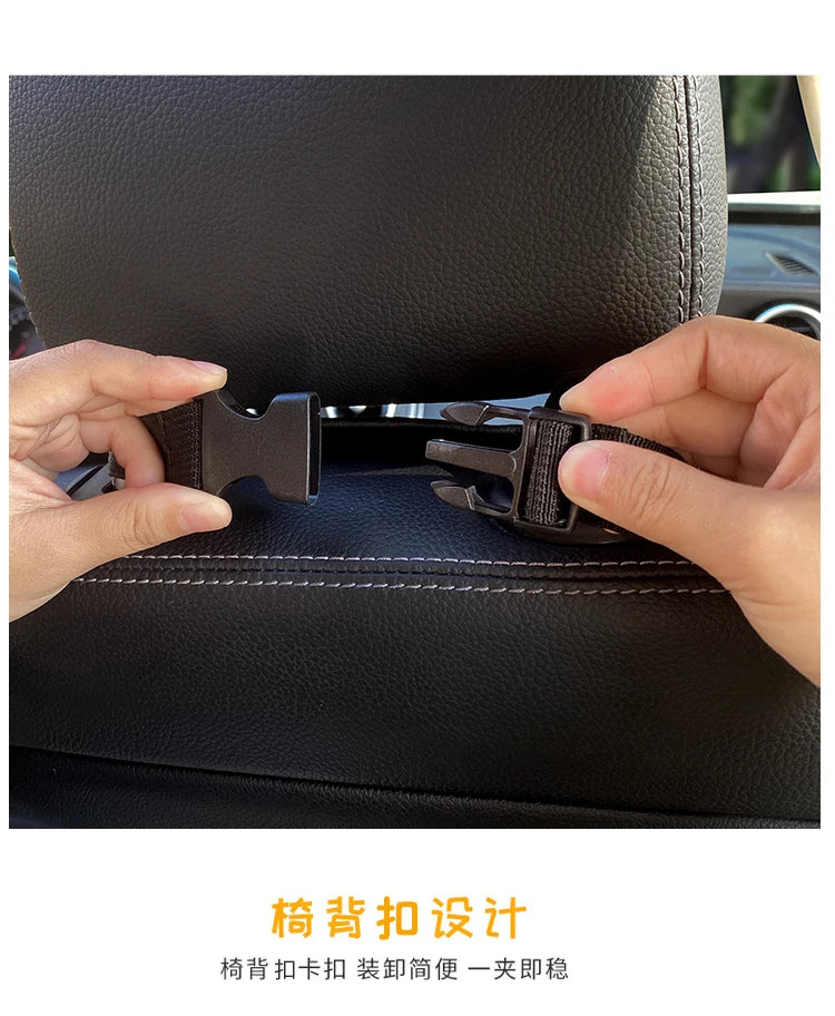 Leather Car Seat Back Protector Waterproof Kick Pad